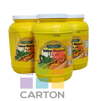 FRESHLY YELLOW MUSTARD 3*3.78 LTR